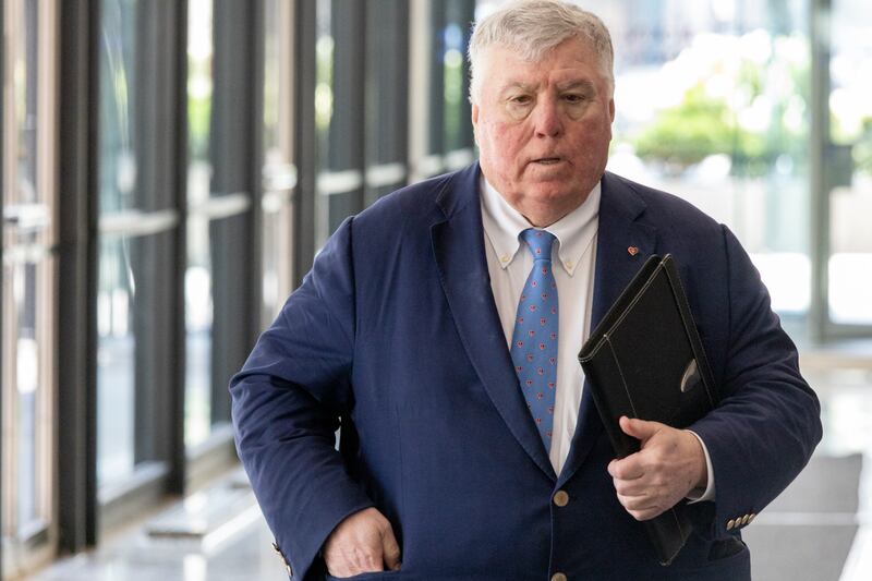 Former Commonwealth Edison lobbyist and City Club of Chicago director Jay Doherty leaves the Dirksen Federal Courthouse on Aug. 5, 2025.