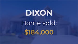 Single-family home in Dixon sells for $184,000