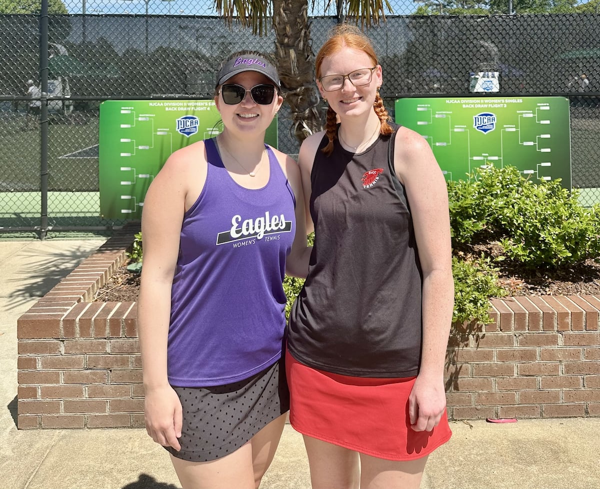 Former Princeton teammates Zoey Byers, Katie Kammerer meet at NJCAA Tennis finals