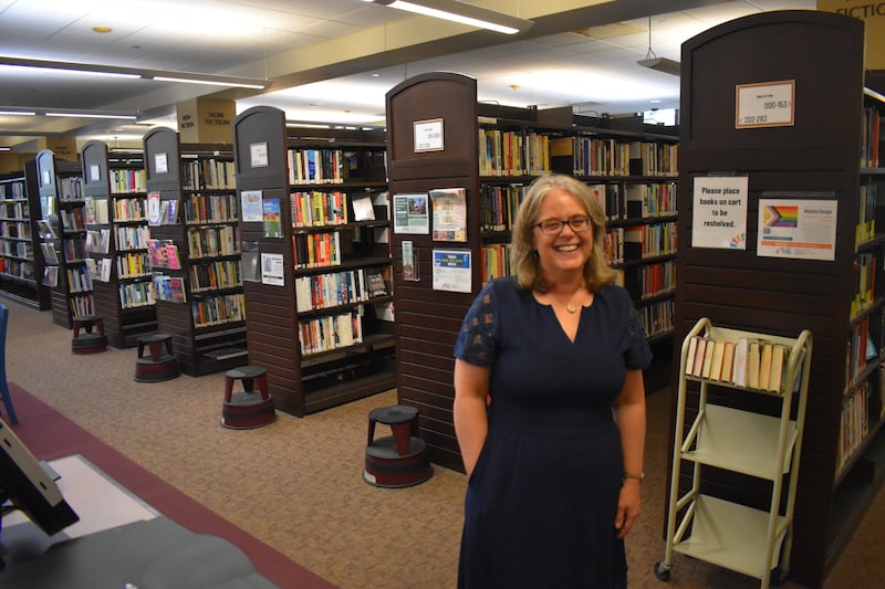 Becky Spratford, 49, recently concluded 24 years on the board of the La Grange Public Library. She is now working on setting up a foundation that will help fund future projects.
