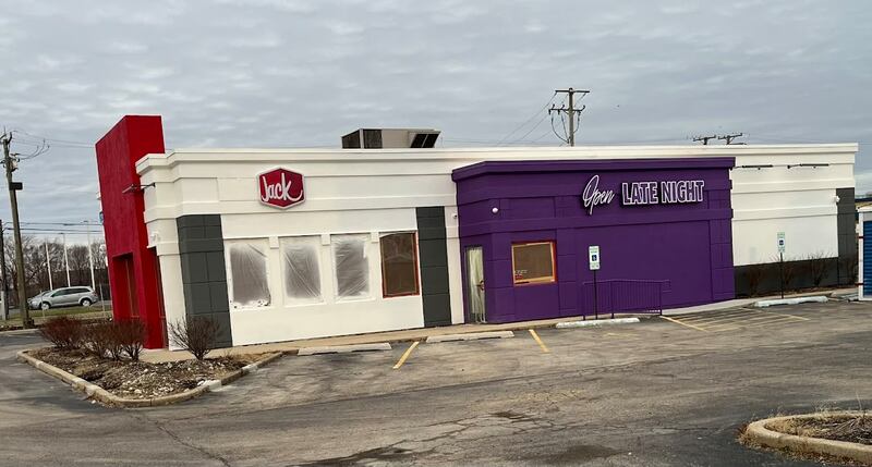 A Jack in the Box restaurant is coming a former Arby’s restaurant at 2307 W. Jefferson St. in Joliet. The new sign on the building is seen on Tuesday, Jan. 13, 2026.