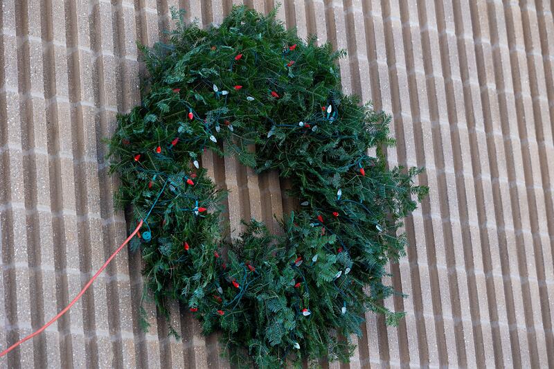 The Keep the Wreath Red campaign has kicked off in Dixon Thursday, Dec. 4, 2025. Wreaths at Dixon City and Rural Fire will stay red when there is no holiday related fires.