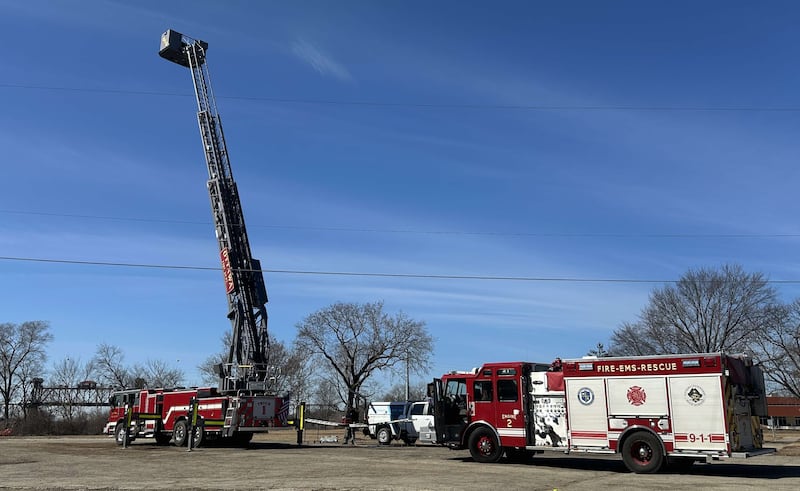 Ottawa fire aerial trucks were inspected on Tuesday, Feb. 25, 2025 near the YMCA in Ottawa. Industrial Inspection and Analysis of Wilimgton, tested the departments ladders and aerials. The inspections are done once per year. Crews will be testing trucks throughout this week.