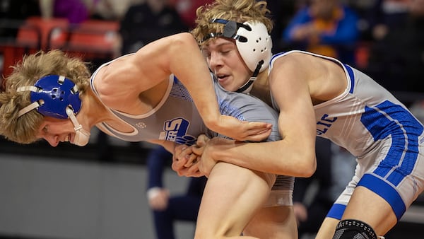 Princeton’s Casey Etheridge, Augustus Swanson finish second at state