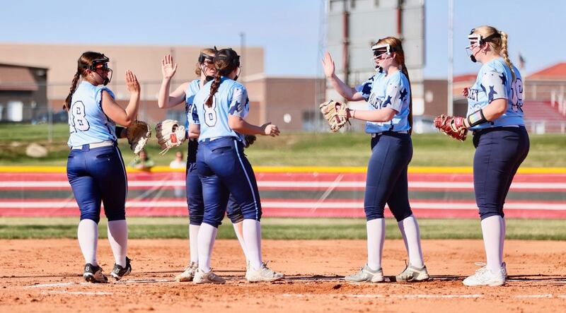 The Bureau Valley Storm softball team had plenty to celebrate in Saturday's Lincoln Trail Conference debut, sweeping Monmouth United 11-1 and 10-0.