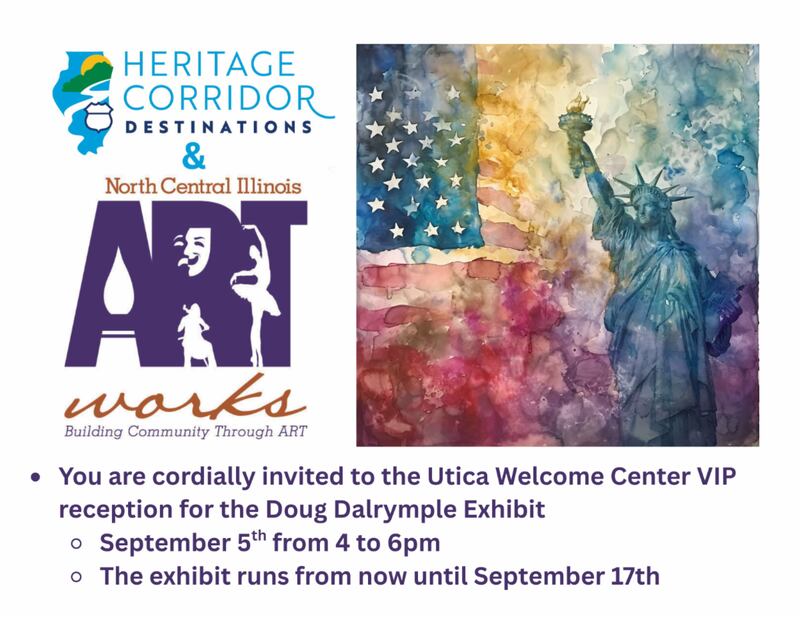 Heritage Corridor Destinations partners with NCI ARTworks to host a special limited time pop-up show for artist Doug Dalrymple. (Photo provided by HCD)