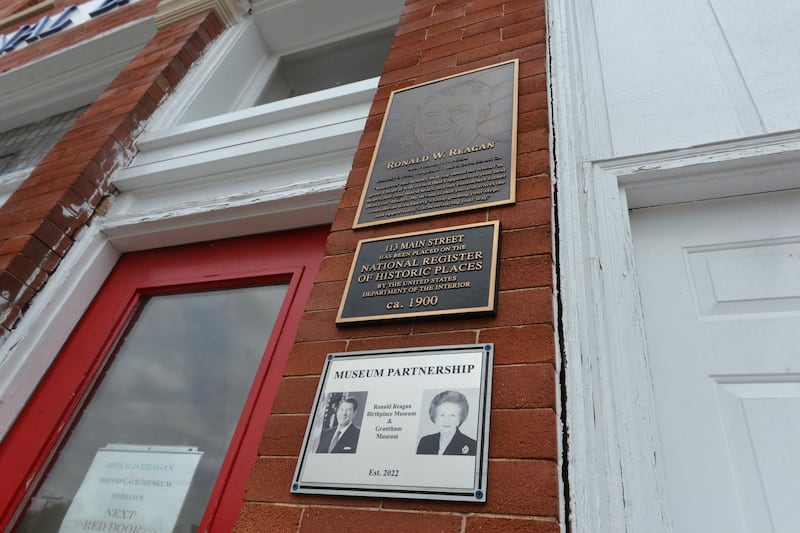 Ronald Reagan's Birthplace and Museum is located in the 100 block of S. Main Street in Tampico, Illnois.