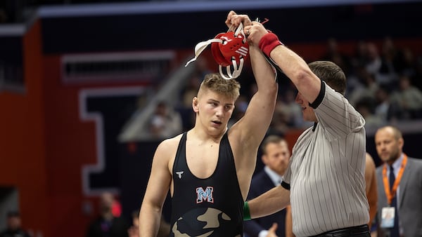 Marian Central’s Jimmy Mastny completes 3-peat at IHSA state boys wrestling finals