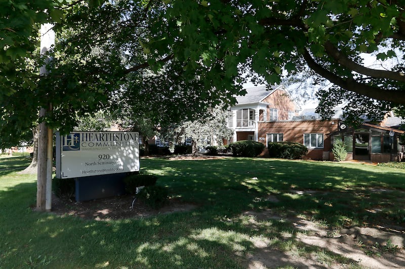 Hearthstone Manor in Woodstock on Monday, Oct. 9, 2023. Heritage Ministries Management, which operates Hearthstone Manor senior living facility in Woodstock, sued by two companies for breach of contract. Nurseright Staffing Agency LLC and HealthPRO Management Services LLC say Hearthstone did not pay their invoices.