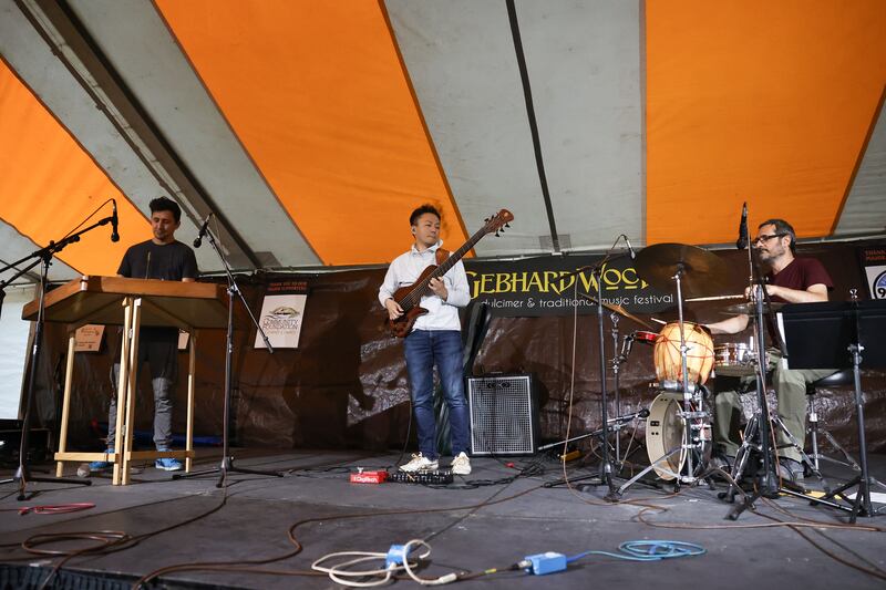 Grammy nominee House of Waters performs at the Gebhard Woods Dulcimer & Traditional Music Festival on Saturday June 8, 2024 in Morris.