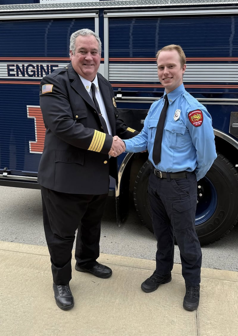 Streator firefighter Dustin Holland graduated from the 106th Illinois Fire Service Institute Basic Firefighter Academy.