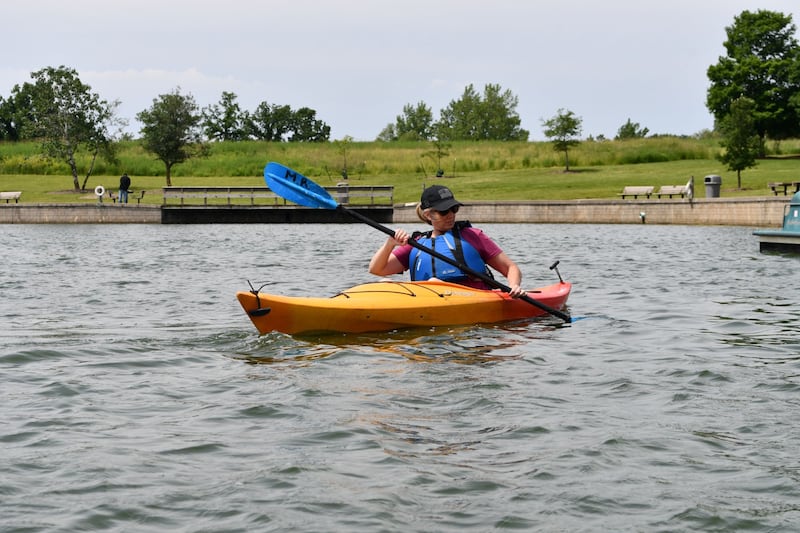 Teens or adults can sign up for a kayak challenge in July offered by the Forest Preserve District of Will County at Monee Reservoir.