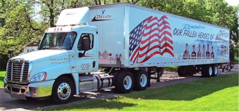 A JA Frate trailer pays tribute to "Our Fallen Heroes of McHenry County."
