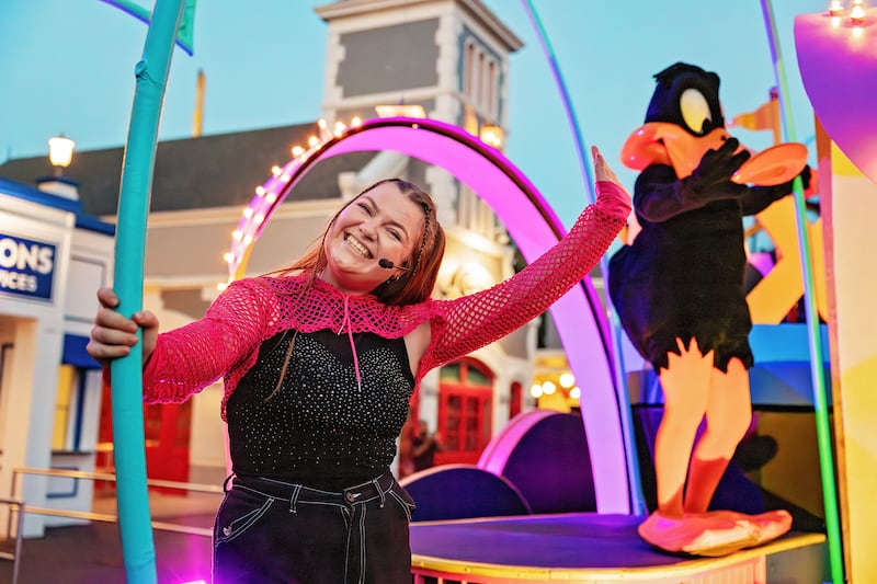 A new nighttime parade is part of the Great American Nights celebration at Six Flags Great America in Gurnee.