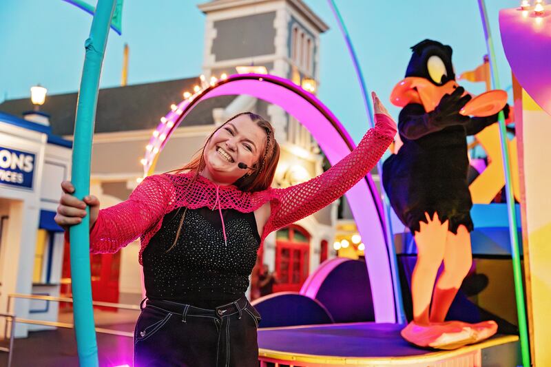A new nighttime parade is part of the Great American Nights celebration at Six Flags Great America in Gurnee.