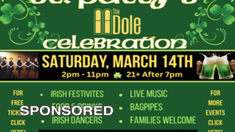 Everyone’s Irish at The Dole on Saturday, March 14th