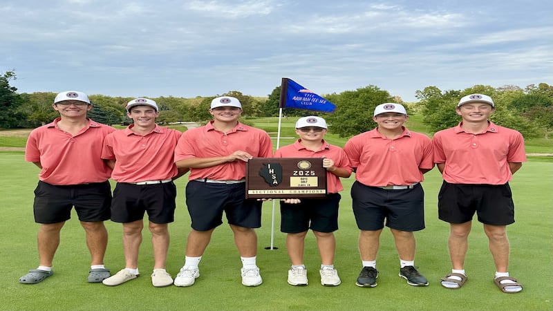 Colt Bryson, Bryer Harris lead Ottawa to 2A boys golf sectional title
