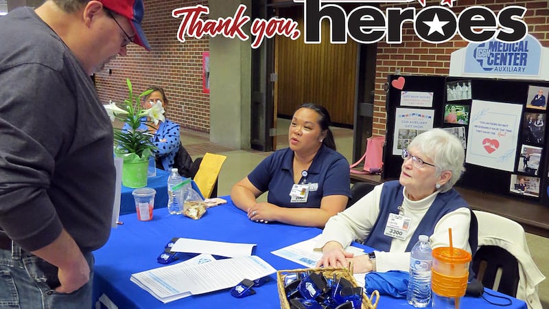 CGH volunteer greets patients with ‘always a smile’