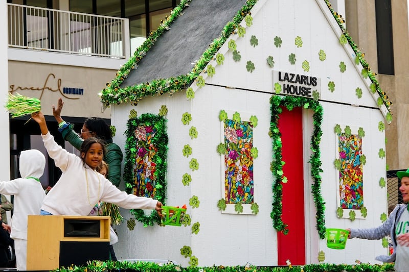 2025 St. Charles St. Patrick's Parade nonprofit category first place winner Lazarus House