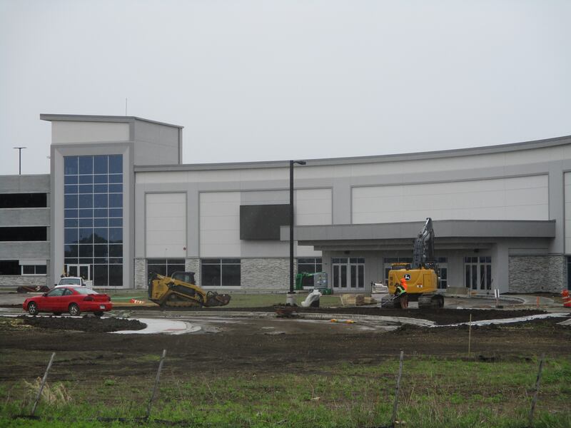 Construction proceeds on the new Hollywood Casino Joliet at Rock Run Collection, a development at the crossings of Interstates 55 and 80 in Joliet. April 30, 2025