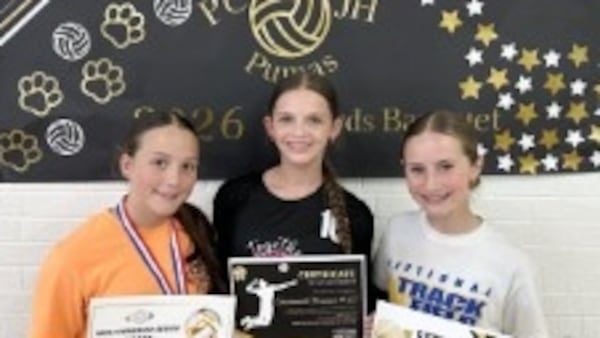 Putnam County Junior High Volleyball Award winners announced