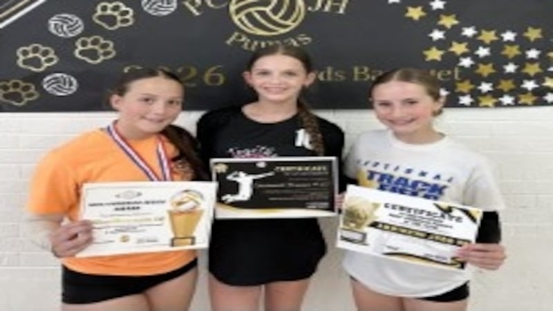 Putnam County Junior High Volleyball Award winners announced