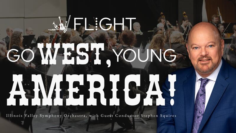 Guest conductor Stephen Squires will lead the Illinois Valley Symphony Orchestra in a program featuring western-inspired classics like Aaron Copland’s “Four Dance Episodes from Rodeo,” John Williams’ “The Cowboys,” and the Overture to "Oklahoma!."