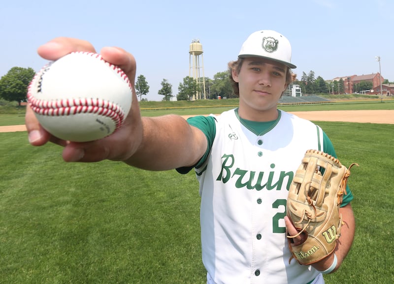 St. Bede's Alan Spencer poses or a photo on Thursday, June 5, 2025 at St. Bede academy.
