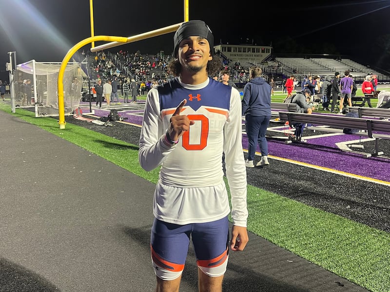 Oswego junior Jezhian Sprinkle