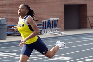 Sterling goes back-to-back on home track