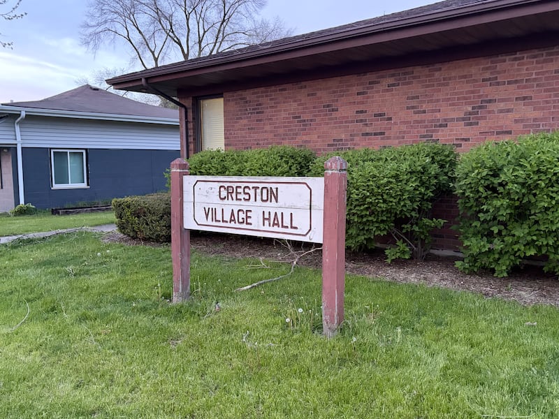 Creston Village Hall at 110 N. Main St. in Creston.