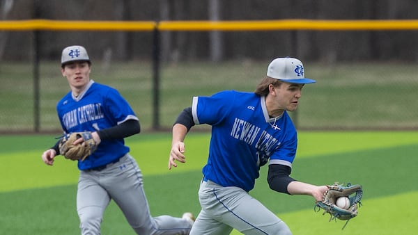 Newman baseball led Sterling 10-0 before lightning struck