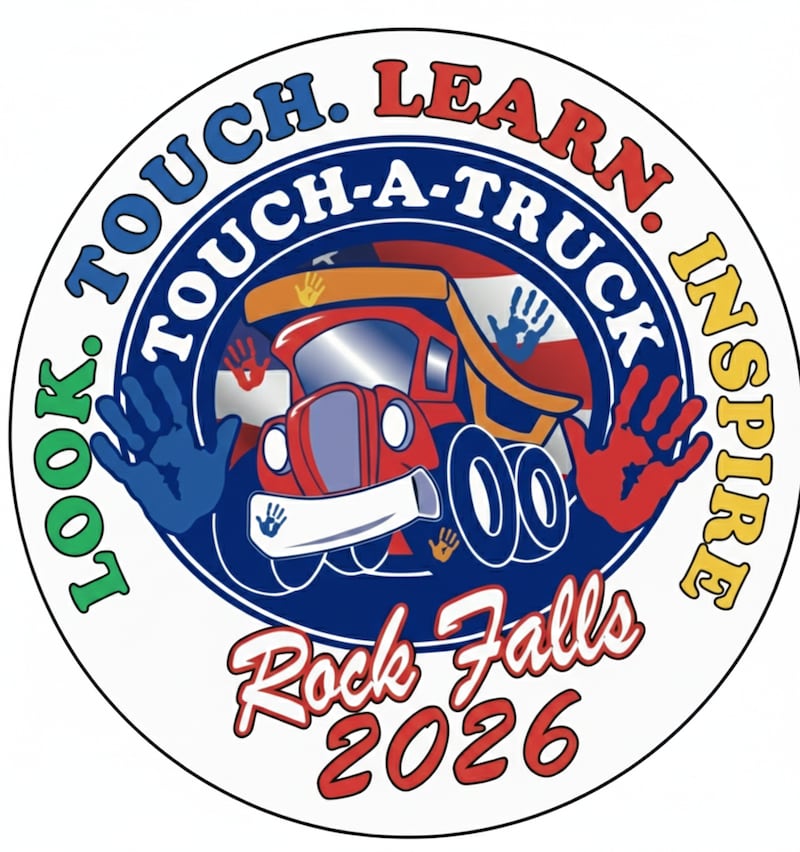 Look. Touch. Learn. Inspire. Theme for Rock Falls upcoming 2026 Touch-a-Truck event on Saturday, May 30.