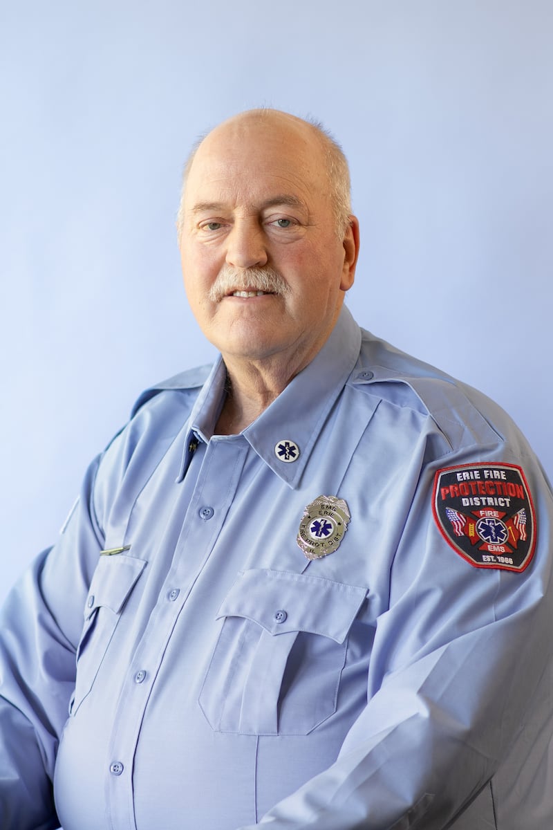 Erie Firefighter retiree Jeff Wirth.