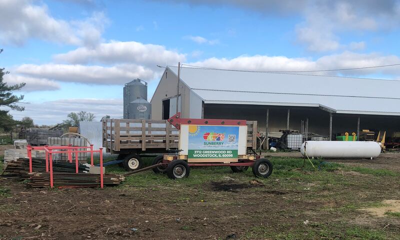 Sunberry Farm on Monday, May 5, 2025, at 3712 Greenwood Road, Woodstock. The Bazylyuk family is asking McHenry County for a special use permit to allow chicken slaughter on the site.
