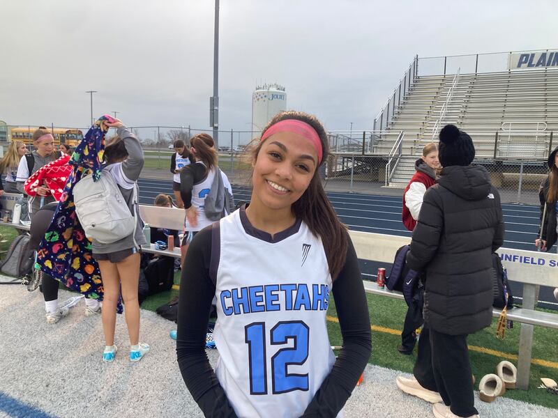 Kendall Lewis of the Plainfield Coop girls lacrosse team.