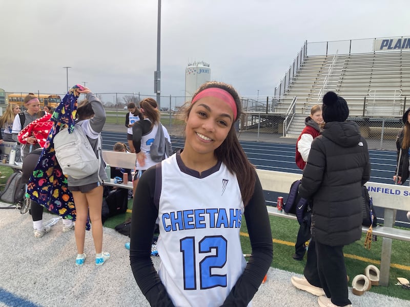 Kendall Lewis of the Plainfield Coop girls lacrosse team.