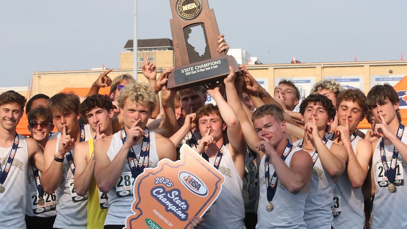 Photos: IHSA boys track and field state championships.