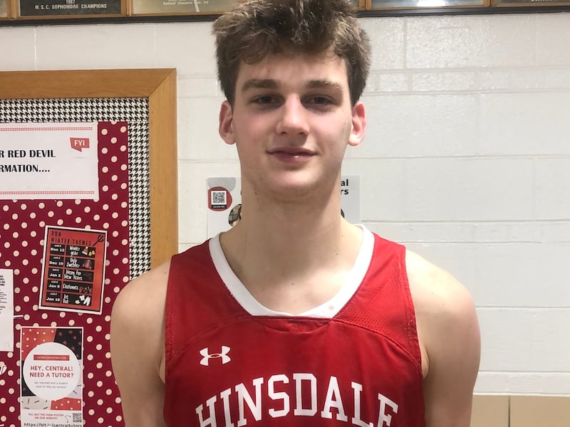 Hinsdale Central senior Ben Oosterbaan