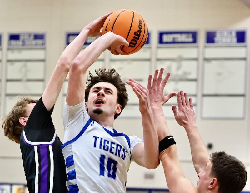 Bureau Valley saluted its eight seniors on the girls basketball senior night - Emma Mussche (from left), Maddie Wetzel, Ashlynn Maupin, Emily Wright, manager Michelle Ornelas, Kadyen Haage, Irene Raga de Ancos and Abby Jamison.