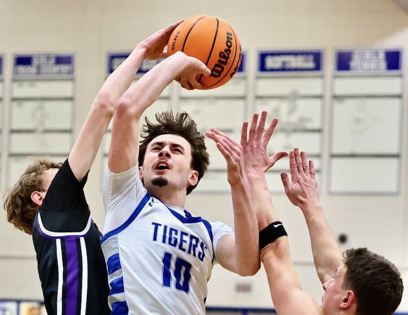 Bureau Valley saluted its eight seniors on the girls basketball senior night - Emma Mussche (from left), Maddie Wetzel, Ashlynn Maupin, Emily Wright, manager Michelle Ornelas, Kadyen Haage, Irene Raga de Ancos and Abby Jamison.