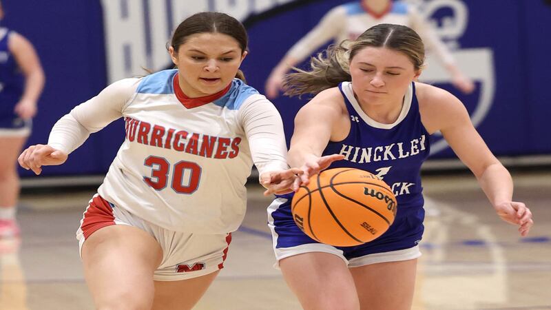 Photos: Hinckley-Big Rock girls basketball meets Marian Central in regional semifinal