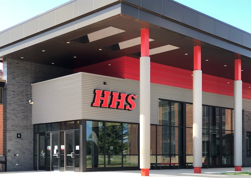 Huntley High School is photographed on Thursday, Aug. 6, 2020 in Huntley.