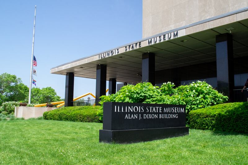 The Illinois State Museum is pictured in Springfield, just south of the Illinois State Capitol. The state-run museum owns one of the largest collections of Native American remains in the U.S.