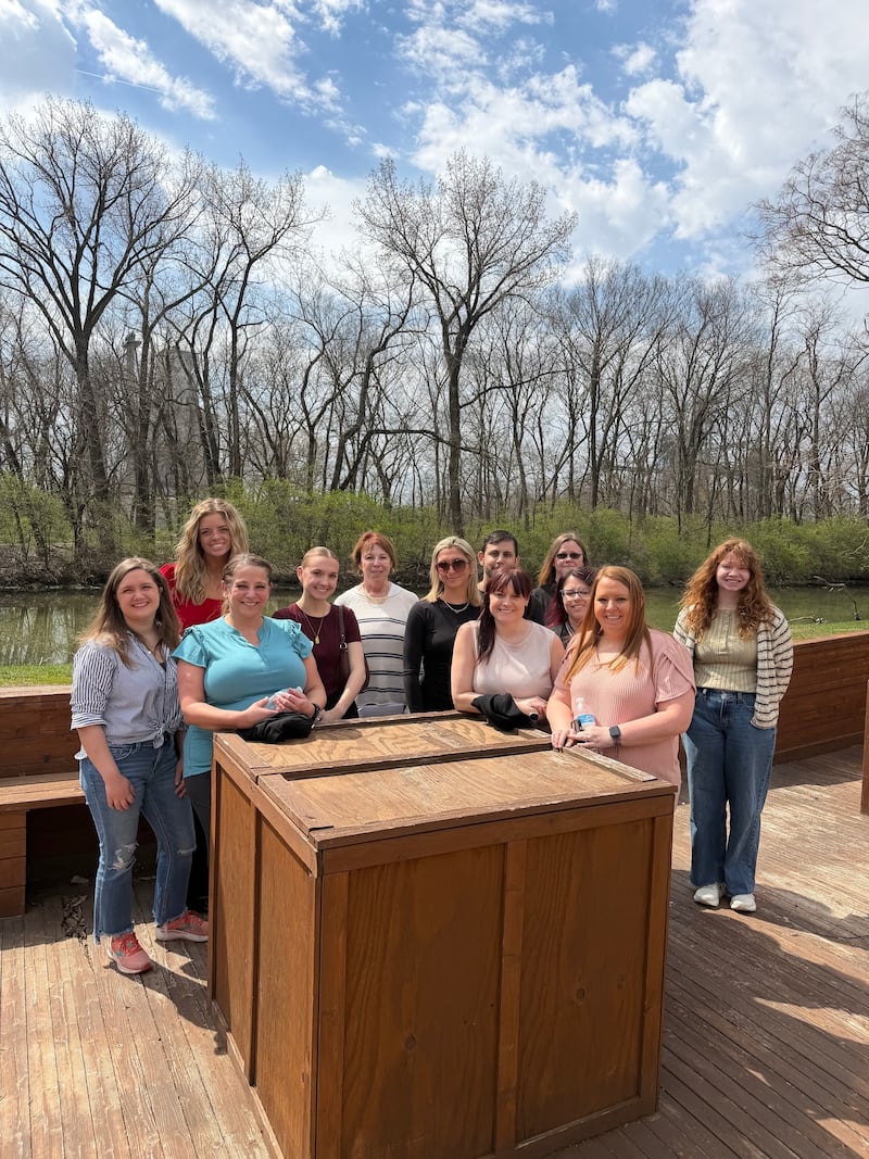 Participants in the Grundy County Chamber of Commerce's leadership program during one of the events.
