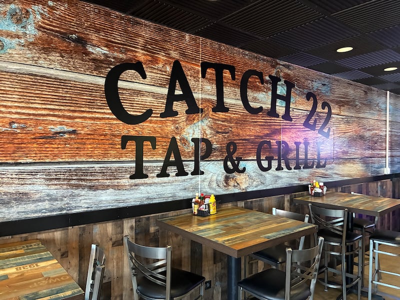 Catch 22 Tap & Grill, 4000 N. Johnsburg Road, on Monday, March 23, 2026. The interior of what was Mary's Hideaway was gutted and redesigned, including the kitchen.