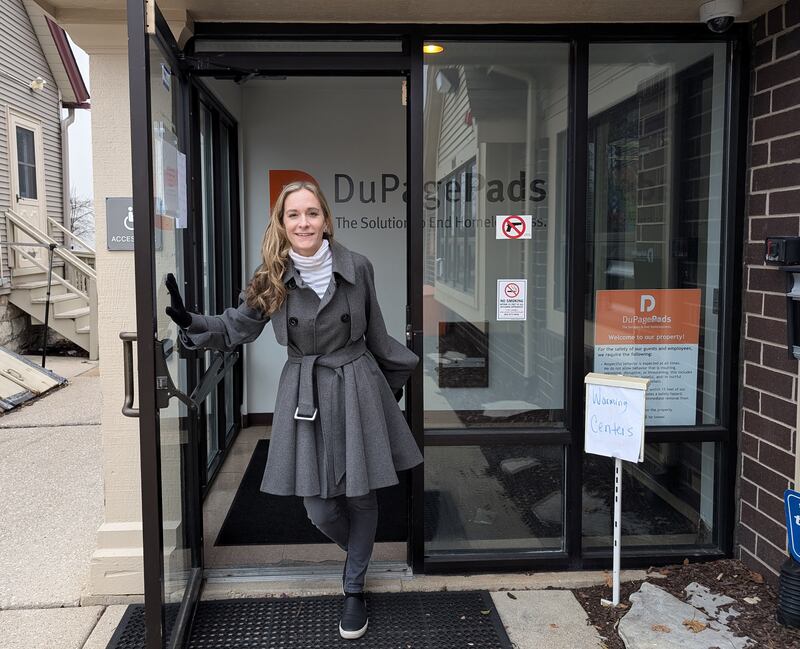 April Redzic is the president and CEO of DuPagePads.