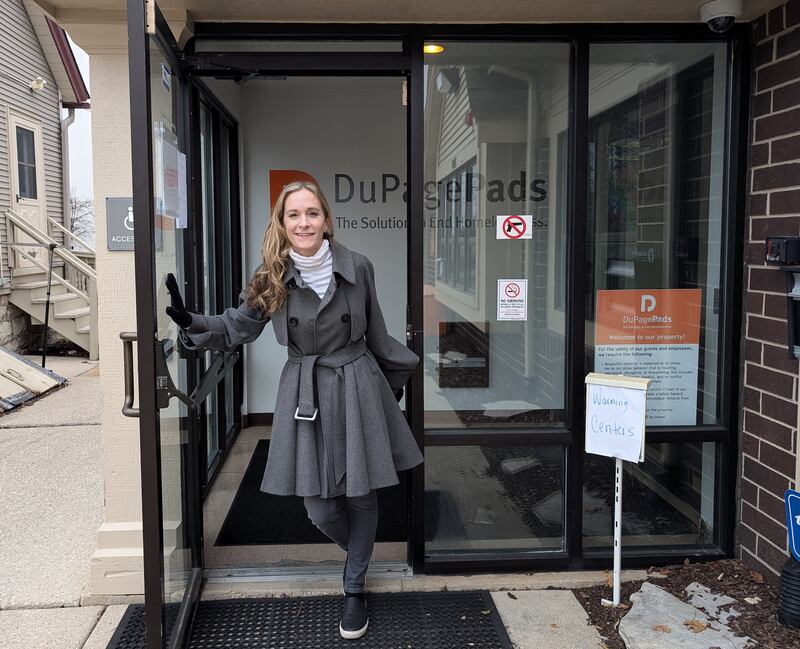 April Redzic is the president and CEO of DuPagePads.