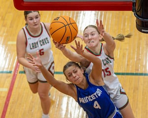 Photos: Princeton falls to L-P in girls basketball