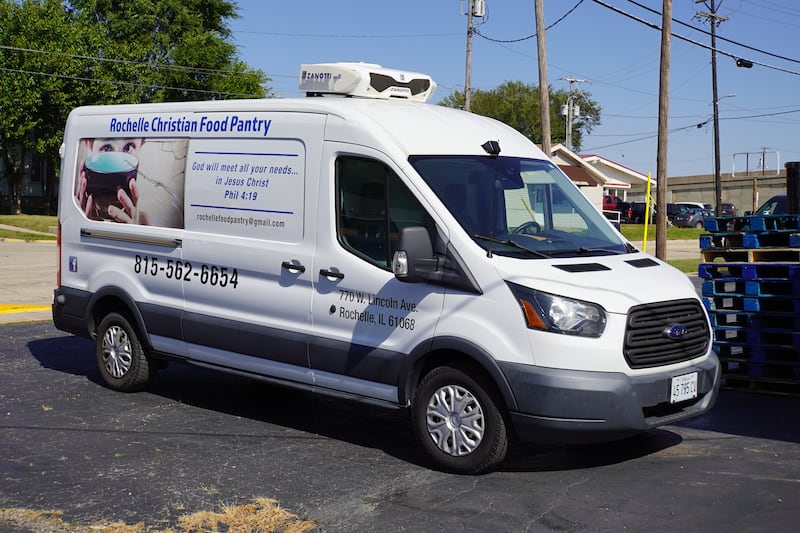 The Rochelle Christian Food Pantry at 770 Lincoln Ave. set a record for families served in August 2025, RCFP Board Member Cal Jacobs said Sept. 25, 2025.